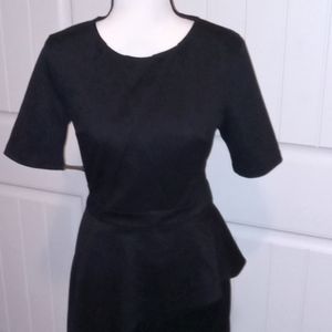 Cute peplum black dress